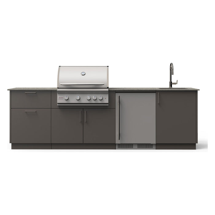 Blaze Golden Hour 10-Ft Outdoor Kitchen Island with Premium LTE+ Gas Grill B-GLDH32-LP/NG