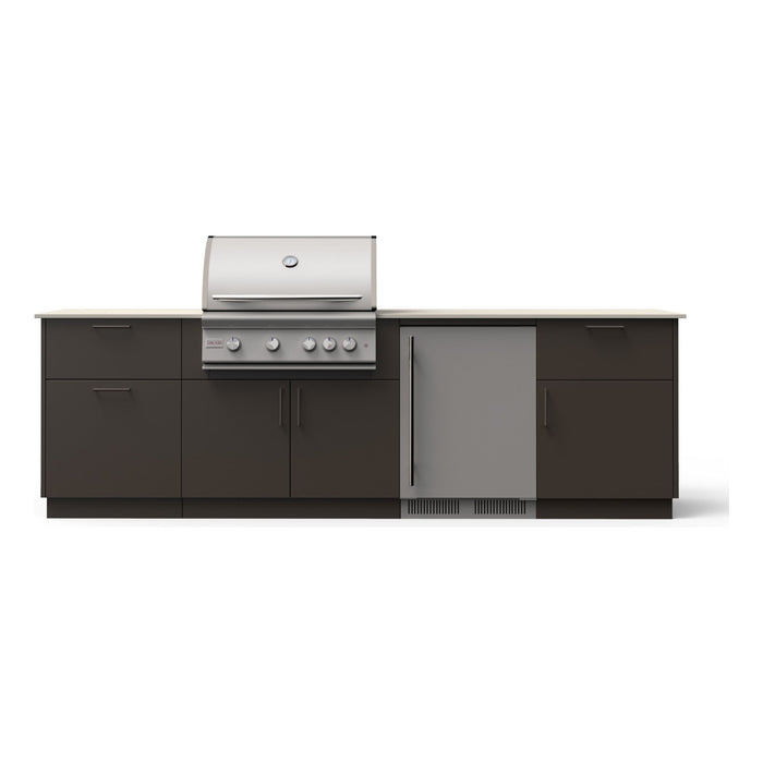 Blaze Morning Glow 10-Ft Outdoor Kitchen Island with Premium LTE+ Gas Grill B-MNGL32-LP/NG