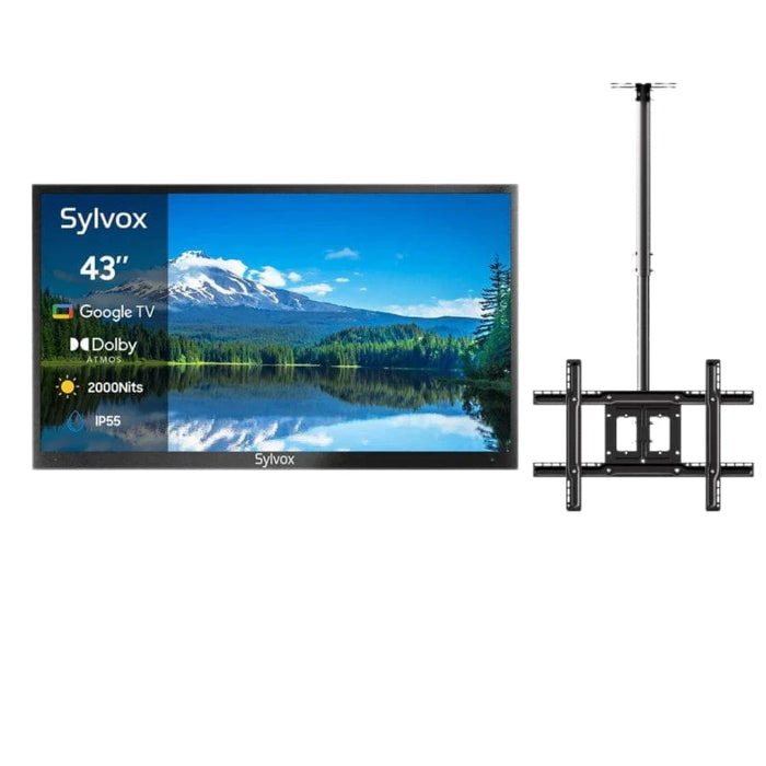 Sylvox 43" 2000Nit Google Outdoor TV - 2024 Pool Pro 2.0 Series Full Sun OT43A2KHGF