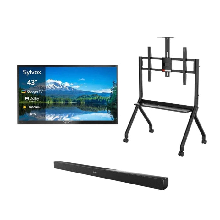 Sylvox 43" 2000Nit Google Outdoor TV - 2024 Pool Pro 2.0 Series Full Sun OT43A2KHGF