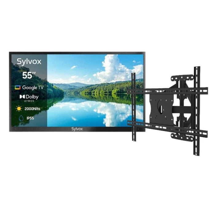 Sylvox 55" 2000Nit Google Outdoor TV - 2024 Pool Pro 2.0 Series Full Sun OT55A2KHGF
