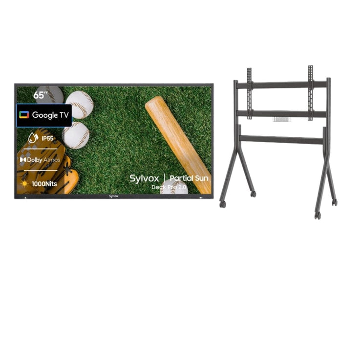 Sylvox 65" Outdoor TV (Google TV) - 2024 Deck Pro 2.0 - Partial Sun OT65A2KHGD