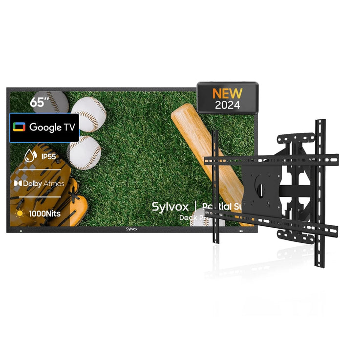Sylvox 65" Outdoor TV (Google TV) - 2024 Deck Pro 2.0 - Partial Sun OT65A2KHGD
