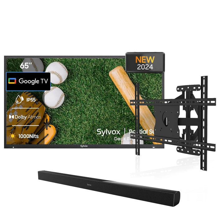 Sylvox 65" Outdoor TV (Google TV) - 2024 Deck Pro 2.0 - Partial Sun OT65A2KHGD