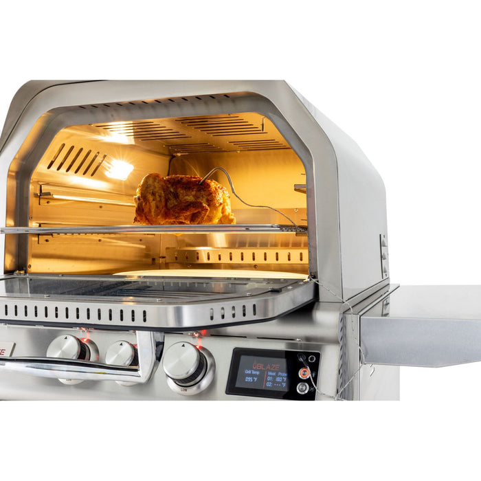 Blaze 26-Inch Gas Outdoor Pizza Oven With Rotisserie BLZ-26-PZOVN-LP/NG
