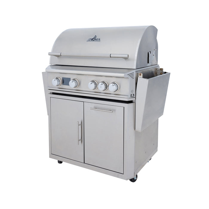 Blaze LTE PRO 4-Burner Gas Grill Cart BLZ-4LTEPRO-CART-LTSC