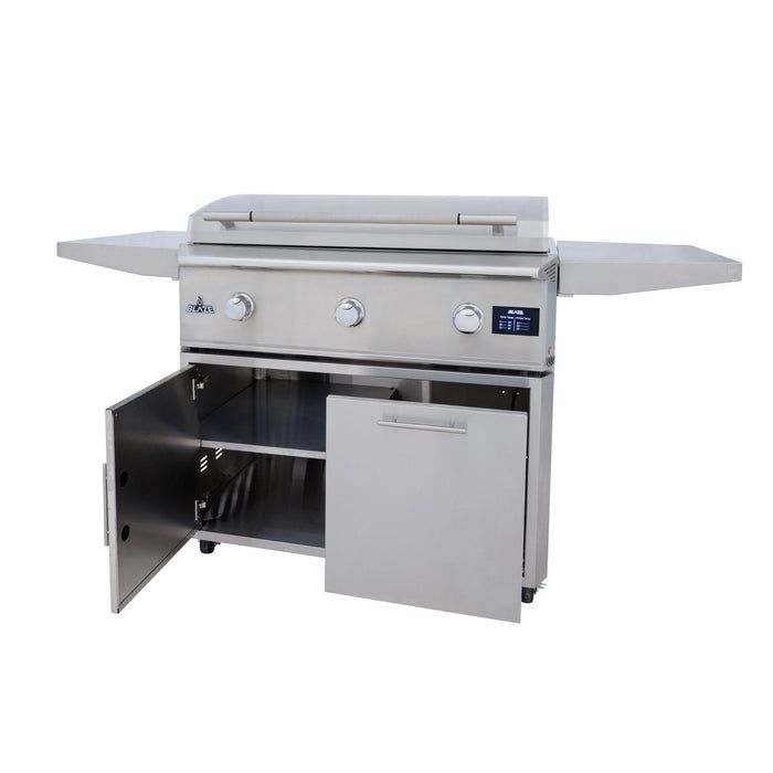 Blaze LTE PRO 40-Inch Gas Griddle Cart BLZ-GRIDDLE40-CART-LTSC
