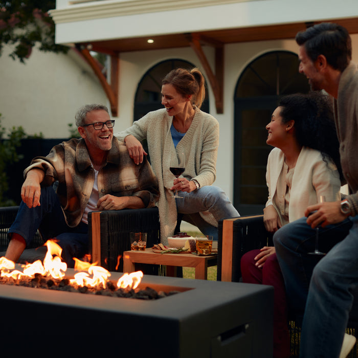 Blaze 60" Rectangle Fire Pit Table BLZ-60-FTABLE-LP/NG