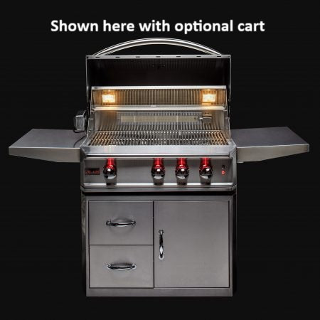 Blaze Professional LUX 34-Inch 3 Burner Built-In Gas Grill With Rear Infrared Burner BLZ-3PRO-LP/NG