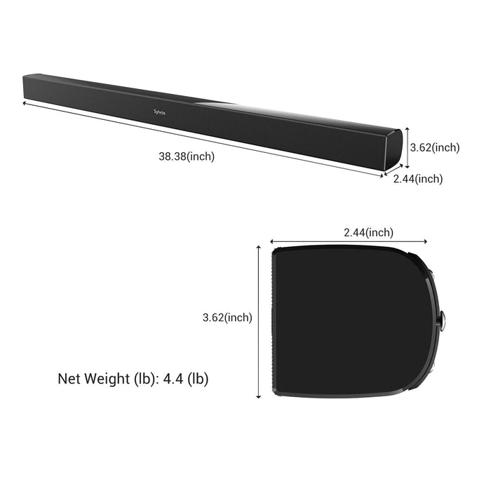 Sylvox Elf S2 Bluetooth 2.0 Waterproof Outdoor Soundbar OTA1ELFS2-US