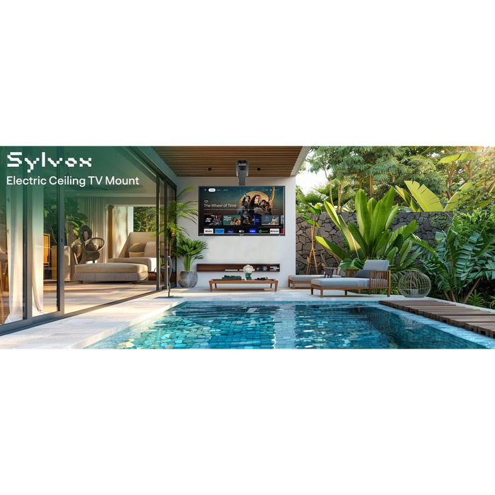 Sylvox Outdoor TV Motorized Ceiling Mount S80MCMA0