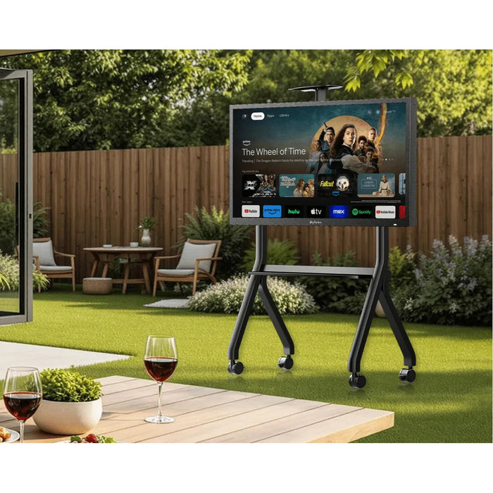 Sylvox Outdoor TV Y-Type Rolling TV Cart (Suitable for 43-55 inch TV) S40MCMA0