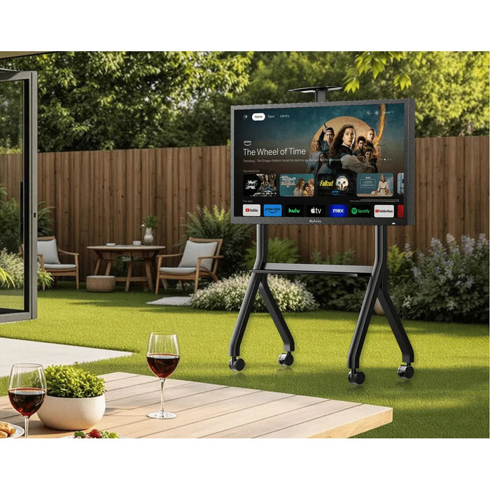 Sylvox Outdoor TV Y-Type Rolling TV Cart (Suitable for 65-120 inch TV) S50MCMA0