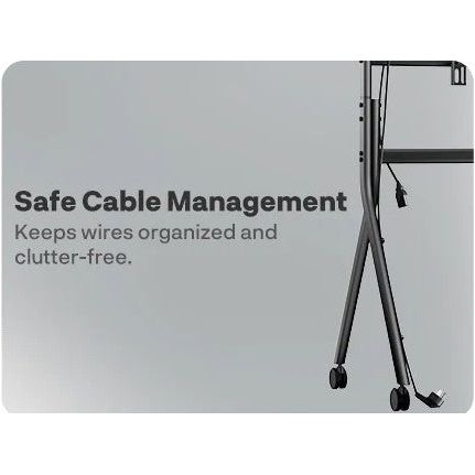 Sylvox Outdoor TV Y-Type Rolling TV Cart (Suitable for 65-120 inch TV) S50MCMA0