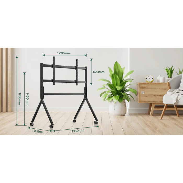 Sylvox Outdoor TV Y-Type Rolling TV Cart (Suitable for 65-120 inch TV) S50MCMA0
